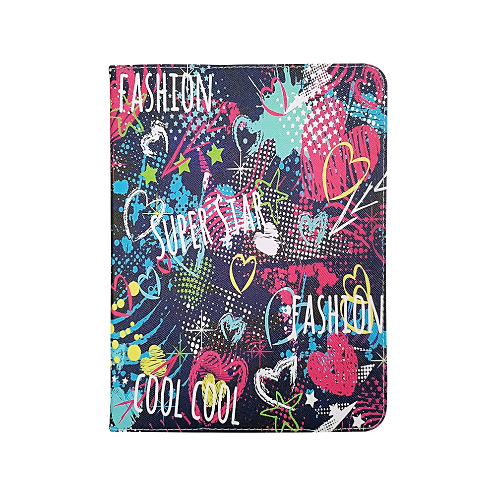 Univerzális Tablettok 9-10 colos Graffiti girl tablet tok: Huawei, Lenovo, Samsung, iPad