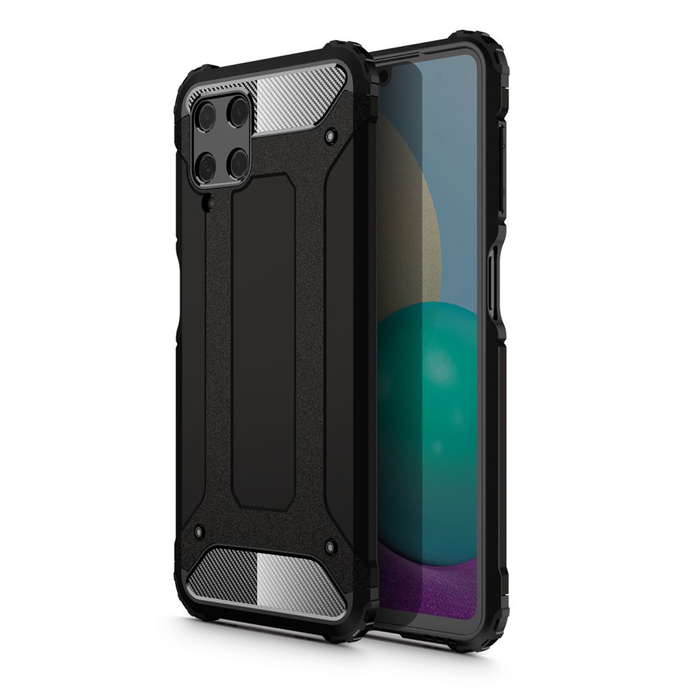 Samsung Galaxy M22 Telefontok - fekete ütésálló tok