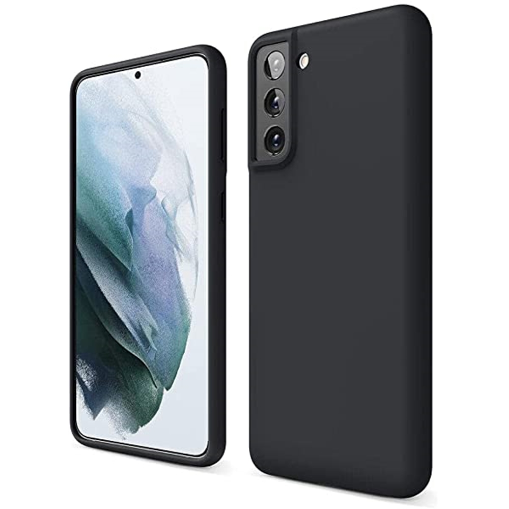 Samsung Galaxy S22+ (S22 Plus) Telefontok - fekete szilikon tok