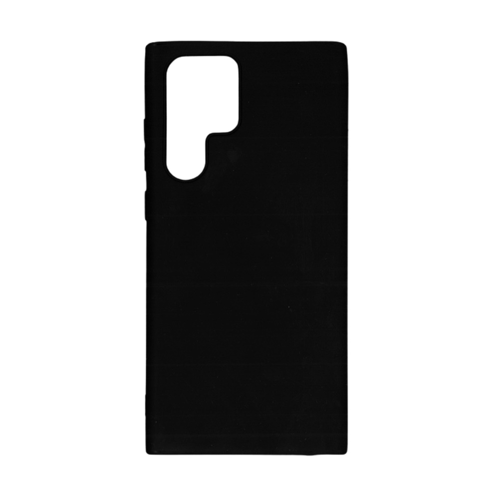 Samsung Galaxy S22 Ultra Telefontok - fekete szilikon tok