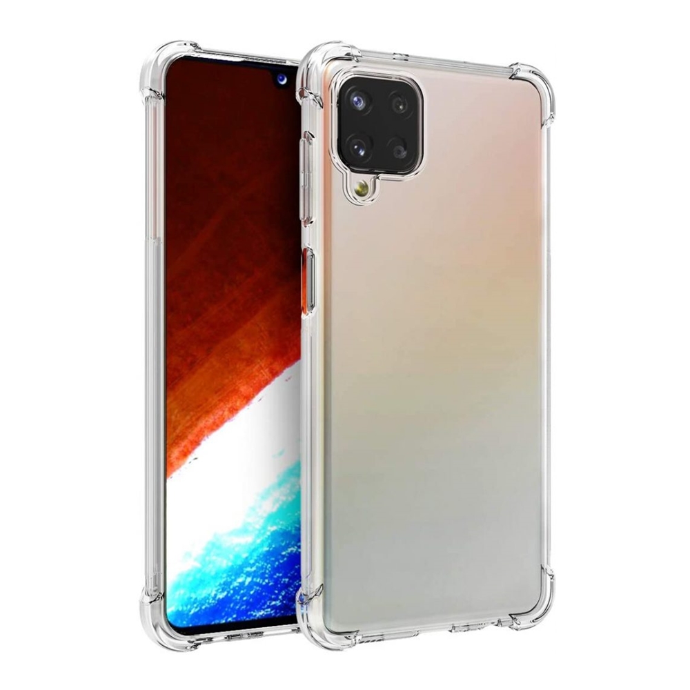 Samsung Galaxy A12 Nacho Telefontok - ütésálló átlátszó tok