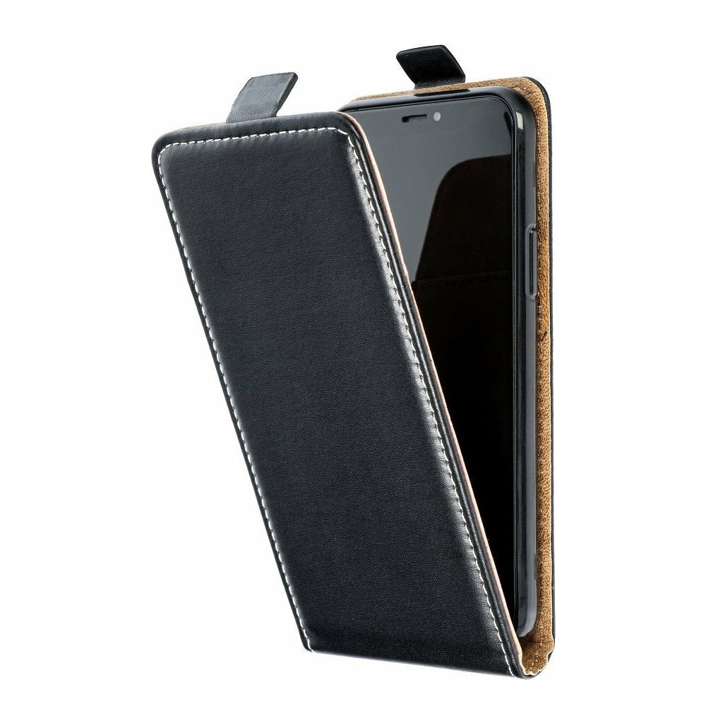 Samsung Galaxy A52 / A52 5G / A52s 5G Telefontok - Lefelé nyíló Flexi Fliptok fekete