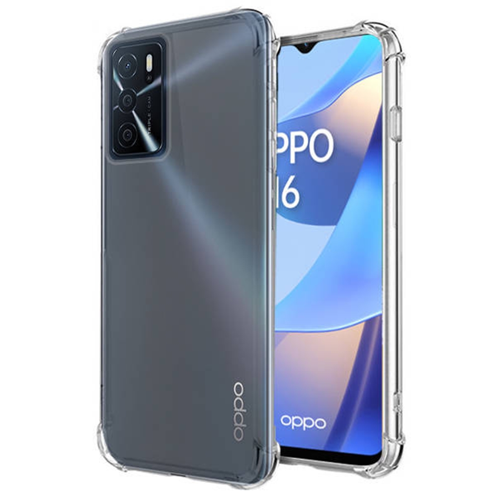 Oppo A16s Telefontok - Ütésálló átlátszó tok