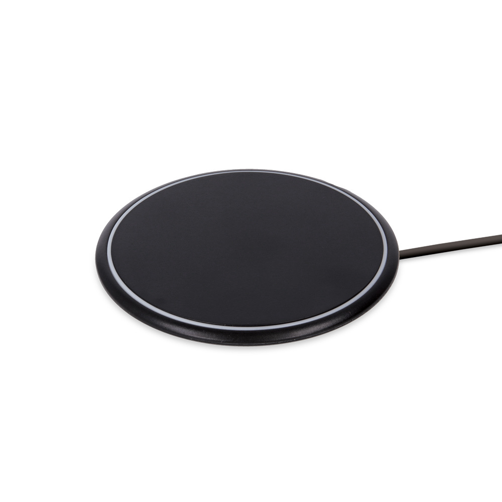 Maxlife MXWC-02 Telefon töltő - fekete vezeték nélküli (Wireless) töltő 2A + fehér USB/MicroUSB kábel, 1m