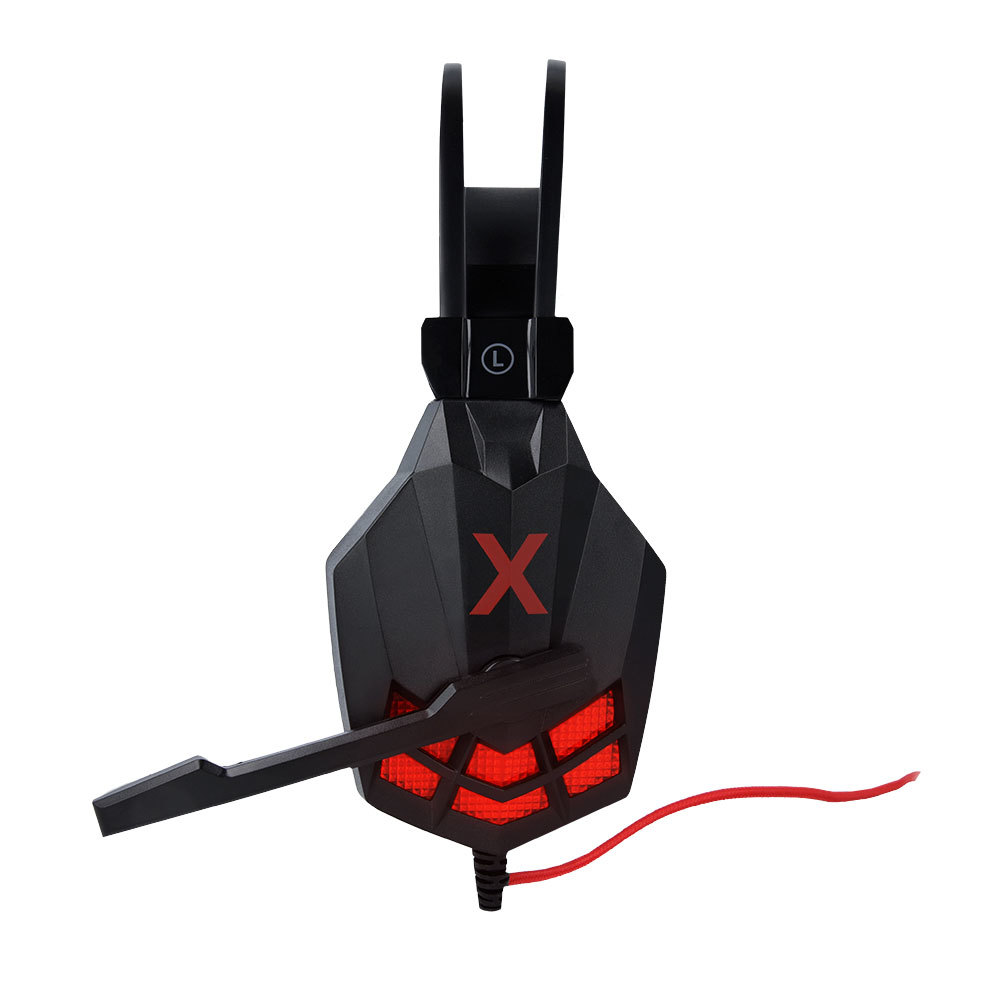 Maxlife MXGH-200 - fekete/piros fejhallgató mikrofonnal (vezetékes:Jack) - Headset
