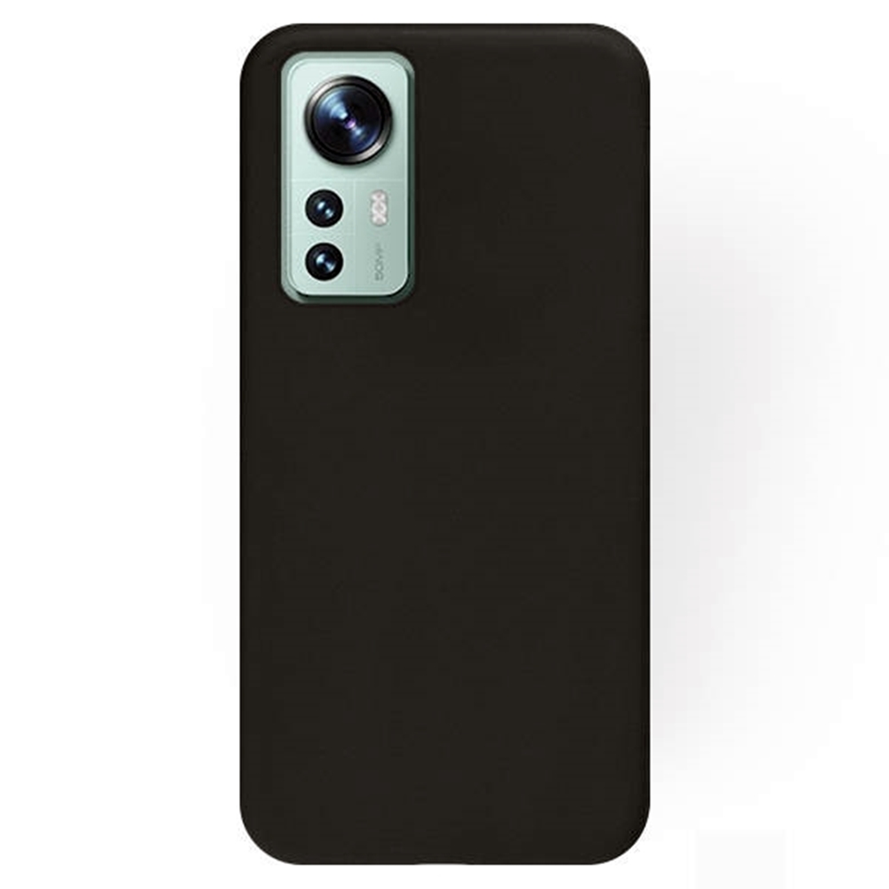 Xiaomi 12 5G Telefontok - fekete szilikon tok