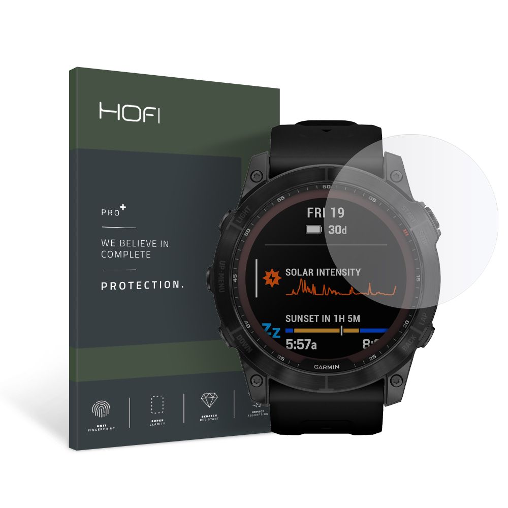 Okosóra üvegfólia - Garmin Fenix 5 / 6 / 6 Pro - HOFI Glass Pro+ üvegfólia