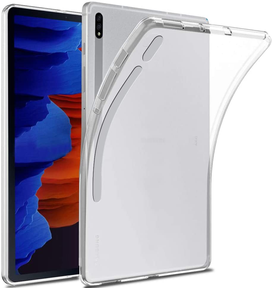 Tablettok Samsung Galaxy Tab S8+ PLUS 12,4 (SM-X800, SM-X806) - átlátszó szilikon tablet tok