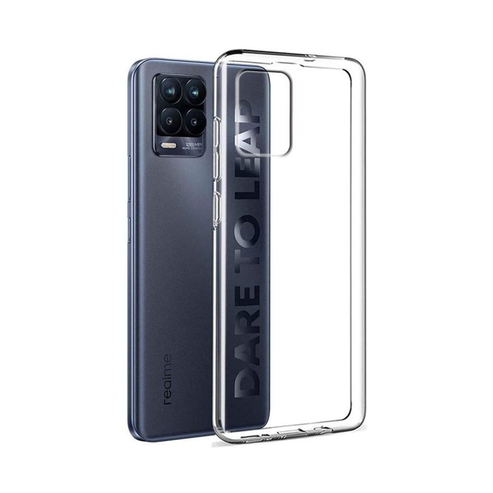 Realme 8 5G Telefontok - átlátszó szilikon tok