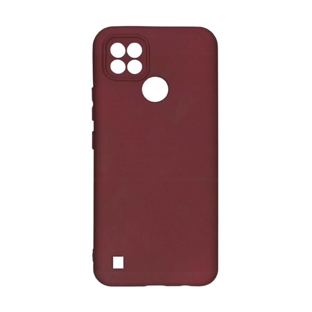Telefontok Realme C21 - burgundy szilikon tok