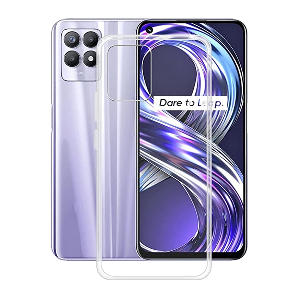 Realme 8i Telefontok - átlátszó szilikon tok