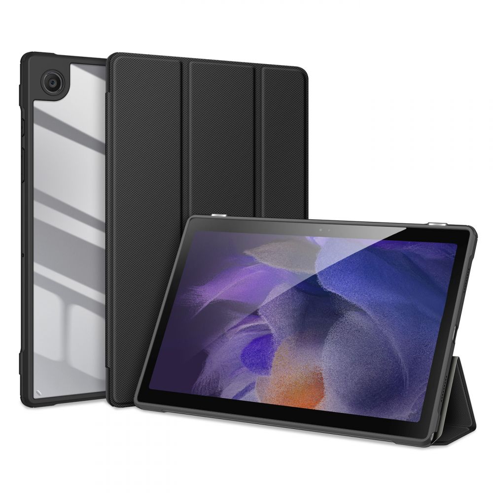Samsung Galaxy Tab A8 Tablettok 10.5 X200 / X205 - DUX DUCIS TOBY fekete ütésálló tok