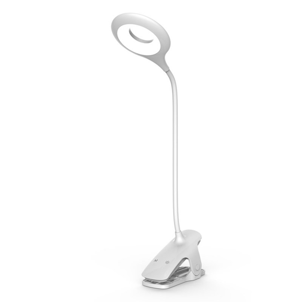 Univerzális vezeték nélküli LED lámpa - asztalhoz csíptethető  + fehér USB/ MicroUSB kábel