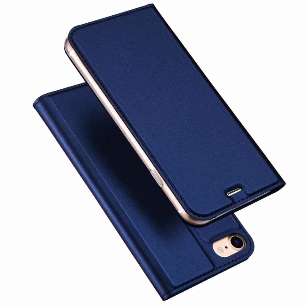 iPhone SE3 2022 Telefontok - Dux Ducis kék flipcover tok