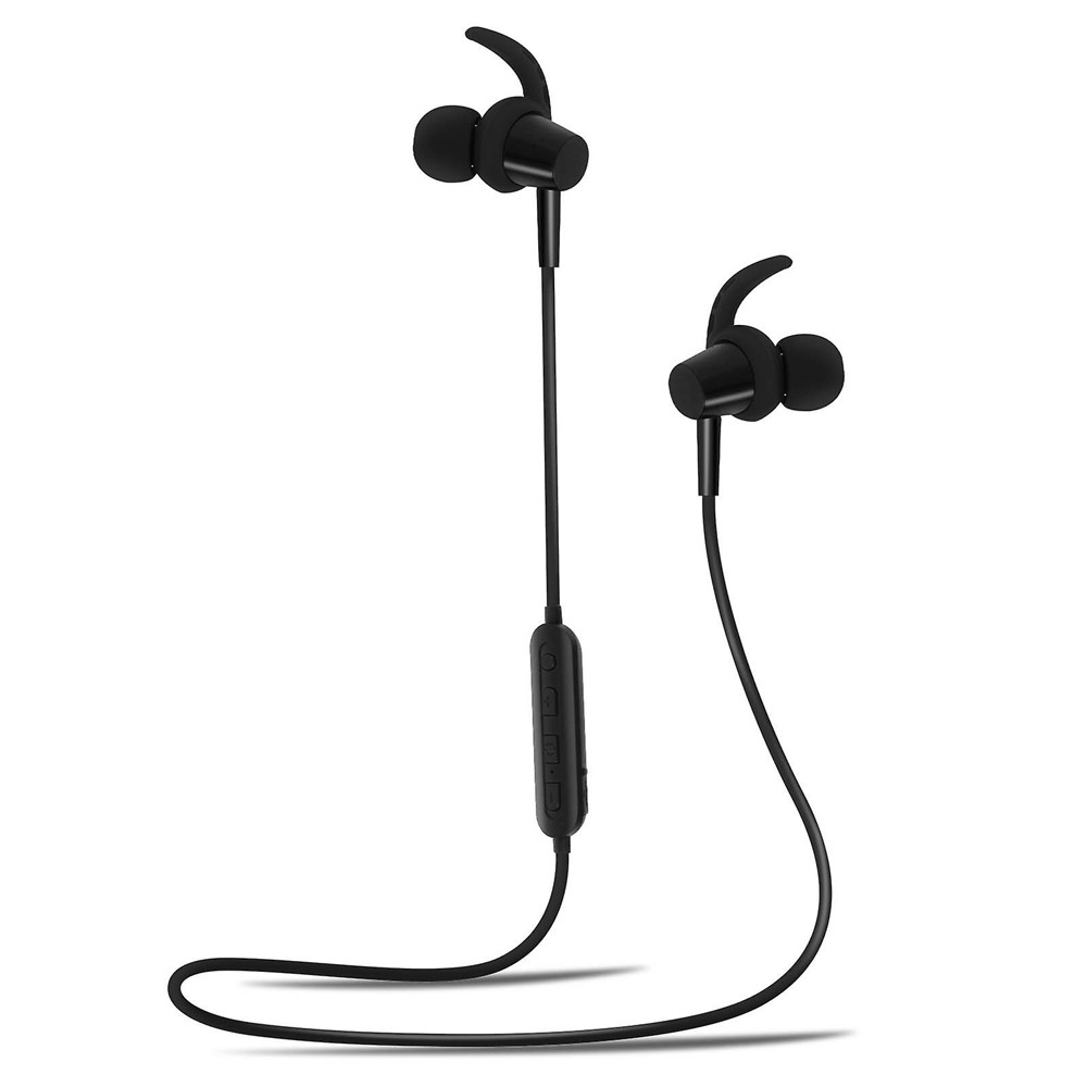 Forever BSH-400 Headset - fekete stereo sport bluetooth headset, fülhallgató