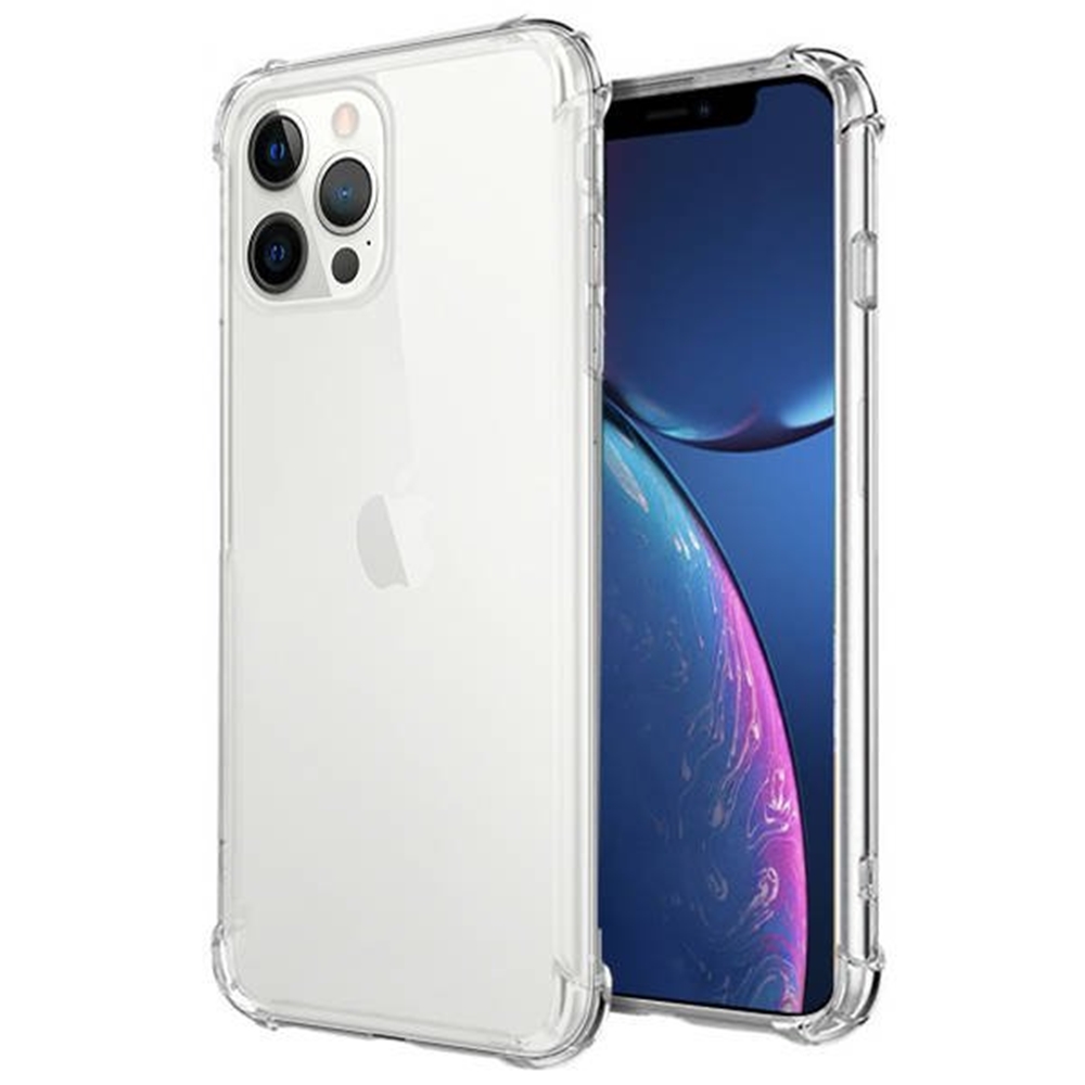 iPhone 13 Pro Max Telefontok - Ütésálló átlátszó tok