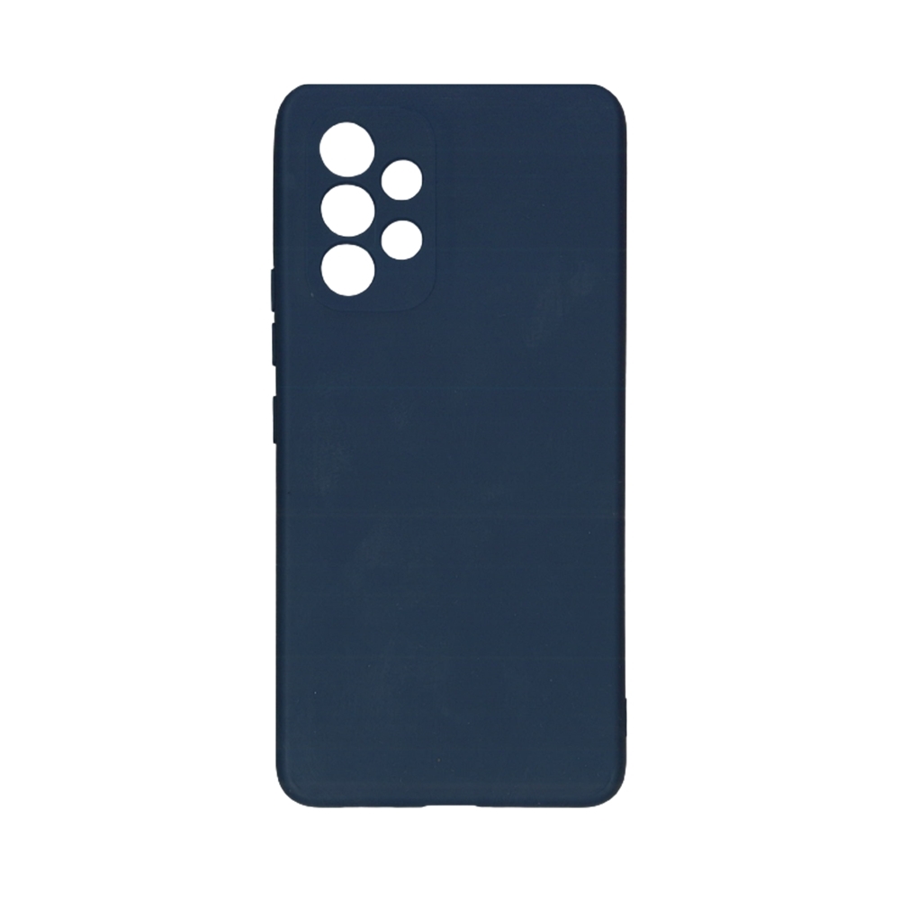 Samsung Galaxy A13 (A135F / A137F) Telefontok - sötétkék szilikon hátlap tok