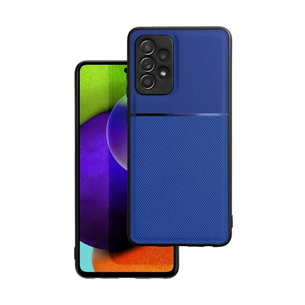 Samsung Galaxy A13 (A135F / A137F) Telefontok - Elegance kék műanyag hátlap tok szilikon kerettel