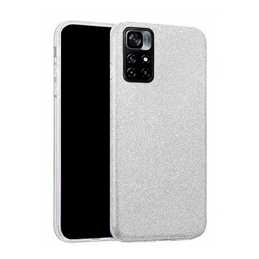 Xiaomi Poco M4 Pro 5G Telefontok - Ezüst Shiny tok