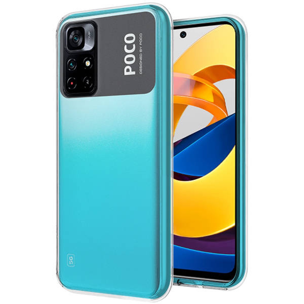 Xiaomi Poco M4 5G Telefontok - átlátszó szilikon tok