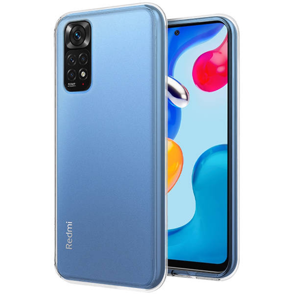 Xiaomi Redmi Note 11 Telefontok - átlátszó szilikon tok