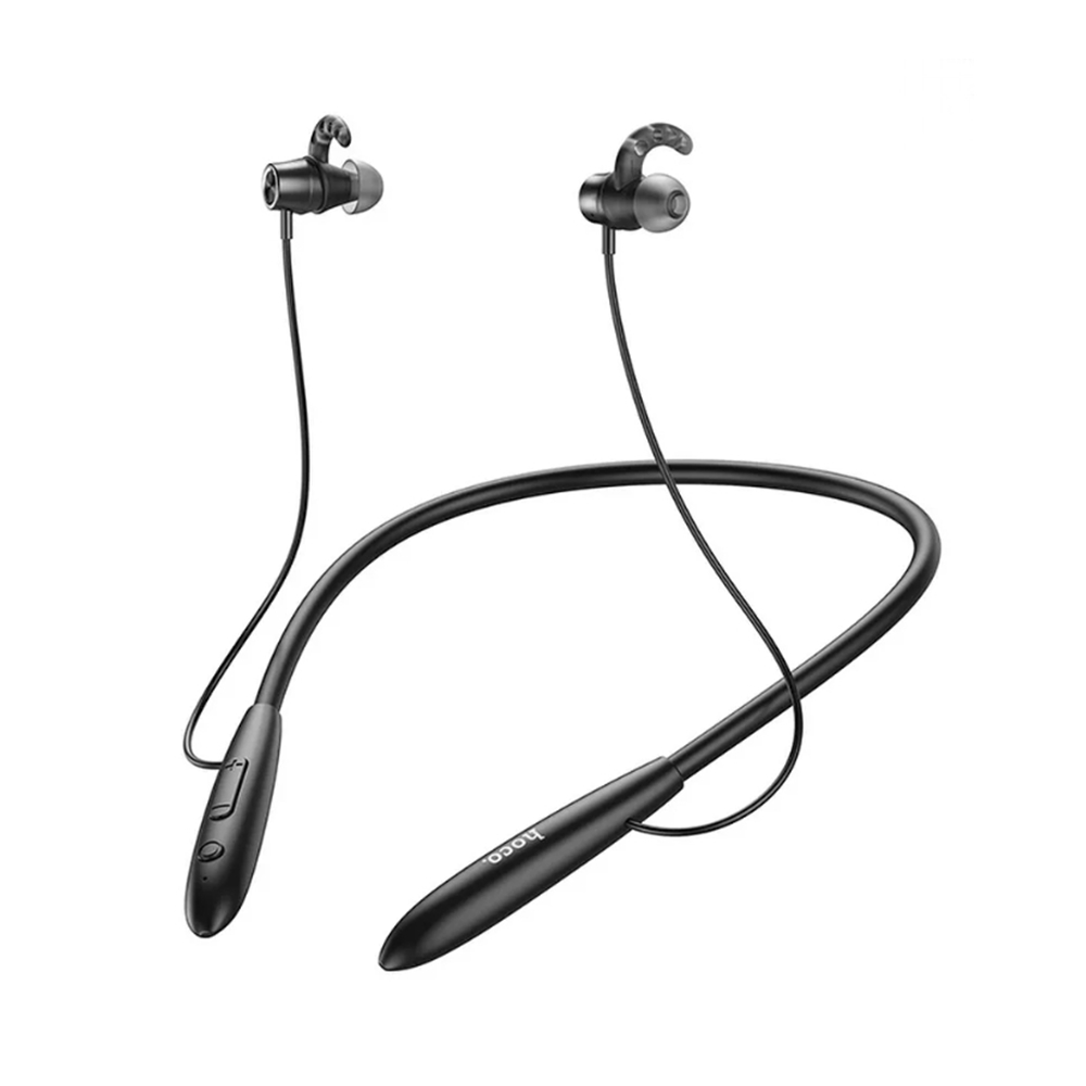 Hoco ES61 Headset - fekete stereo sport bluetooth headset fülhallgató, MicroSD porttal