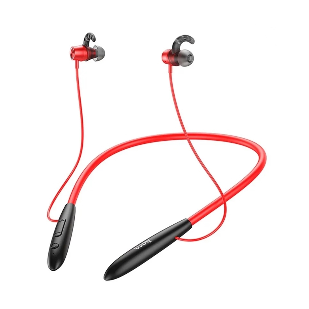 Hoco ES61 Headset - piros stereo sport bluetooth headset fülhallgató, MicroSD porttal