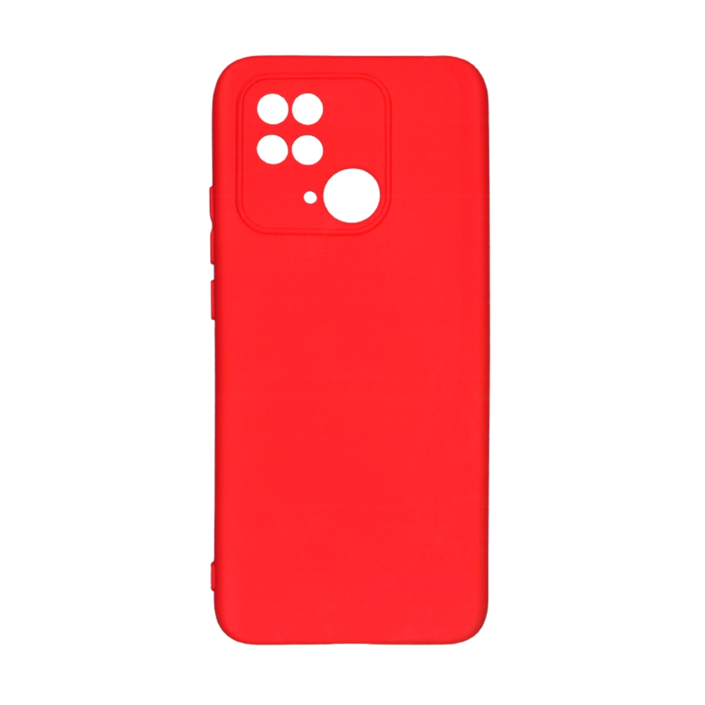 Xiaomi Redmi 10C Telefontok - piros szilikon tok