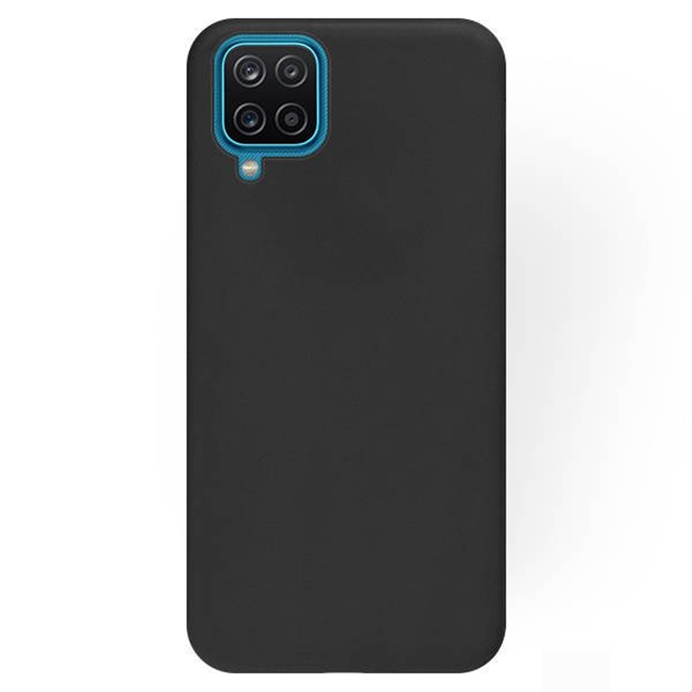 Samsung Galaxy M12 Telefontok - fekete szilikon tok