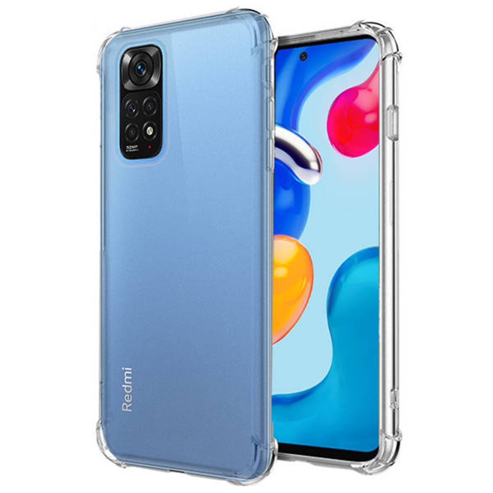 Xiaomi Redmi Note 11S Telefontok - Ütésálló átlátszó hátlap tok