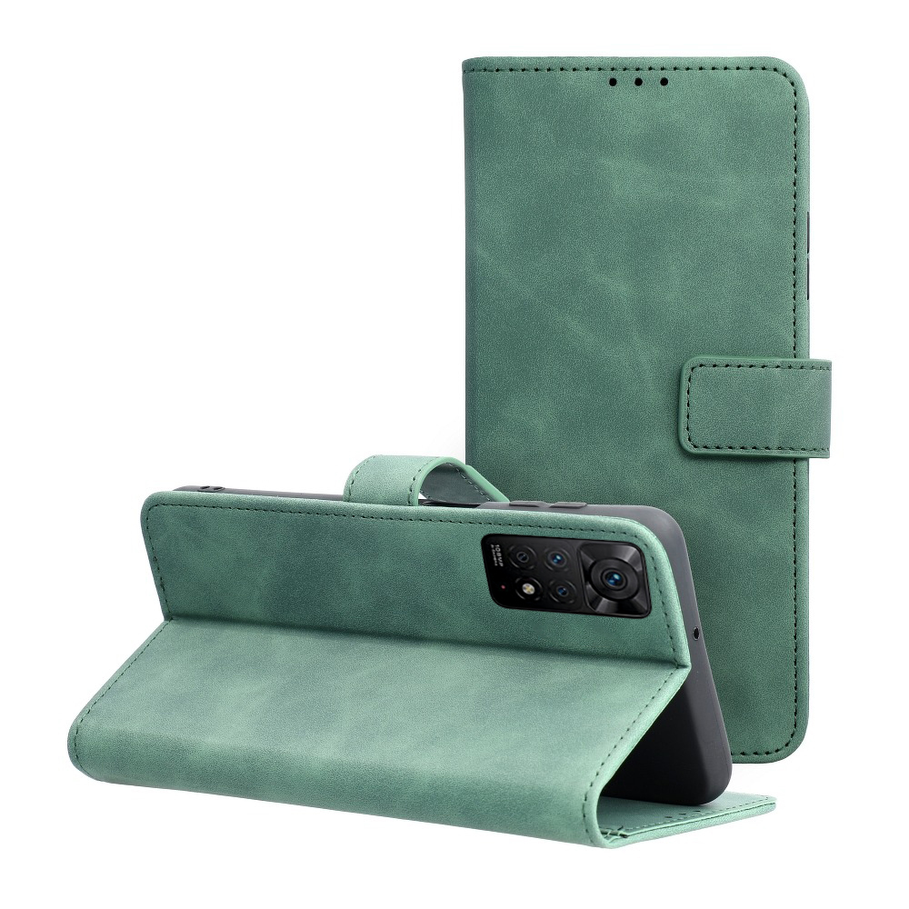 Xiaomi Redmi Note 11 Pro / Note 11 Pro 5G Telefontok - Forcell Tender zöld ráhajtófüles könyvtok
