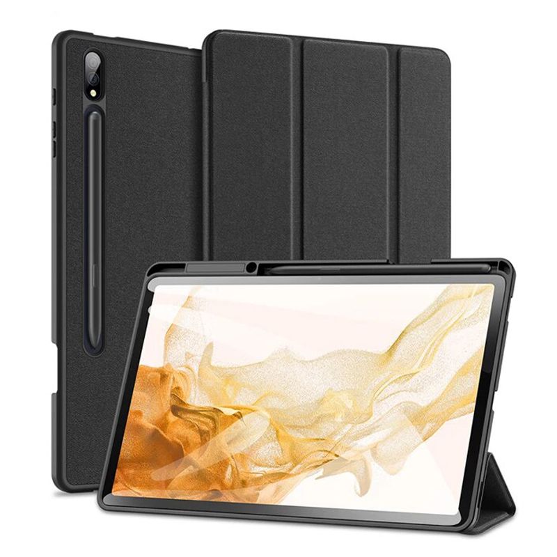 Samsung Galaxy Tab S8 Ultra 14,6 Tablettok (X900, X906) - DUX DUCIS DOMO fekete smart case