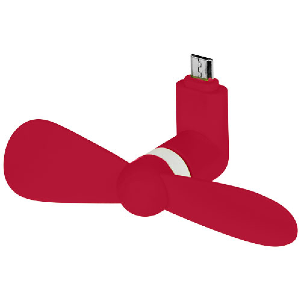 Ventillátor: Micro USB ventilátor - Piros