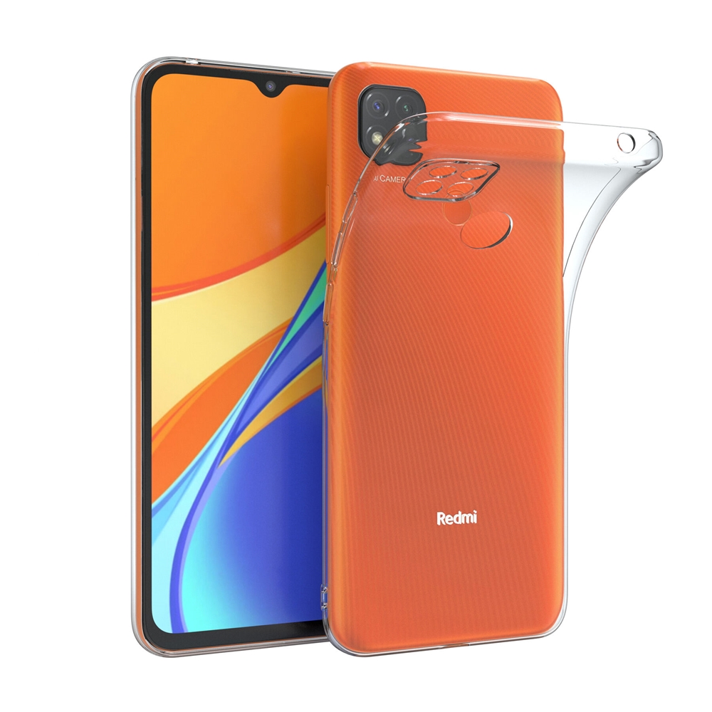 Xiaomi Redmi 9C Telefontok - 2mm-es átlátszó szilikon tok
