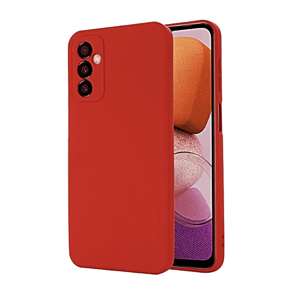 Samsung Galaxy M23 5G Telefontok - piros szilikon tok