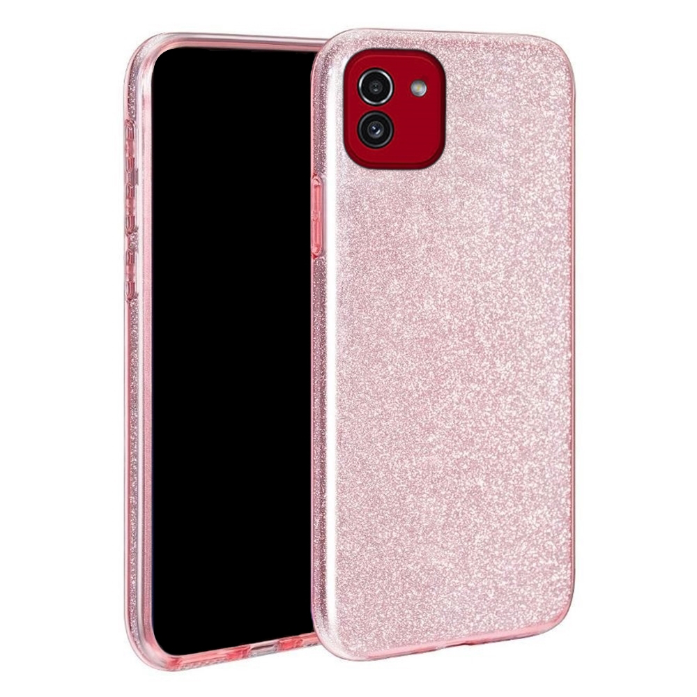 Samsung Galaxy A03 (A035F) Telefontok - Pink Shiny tok