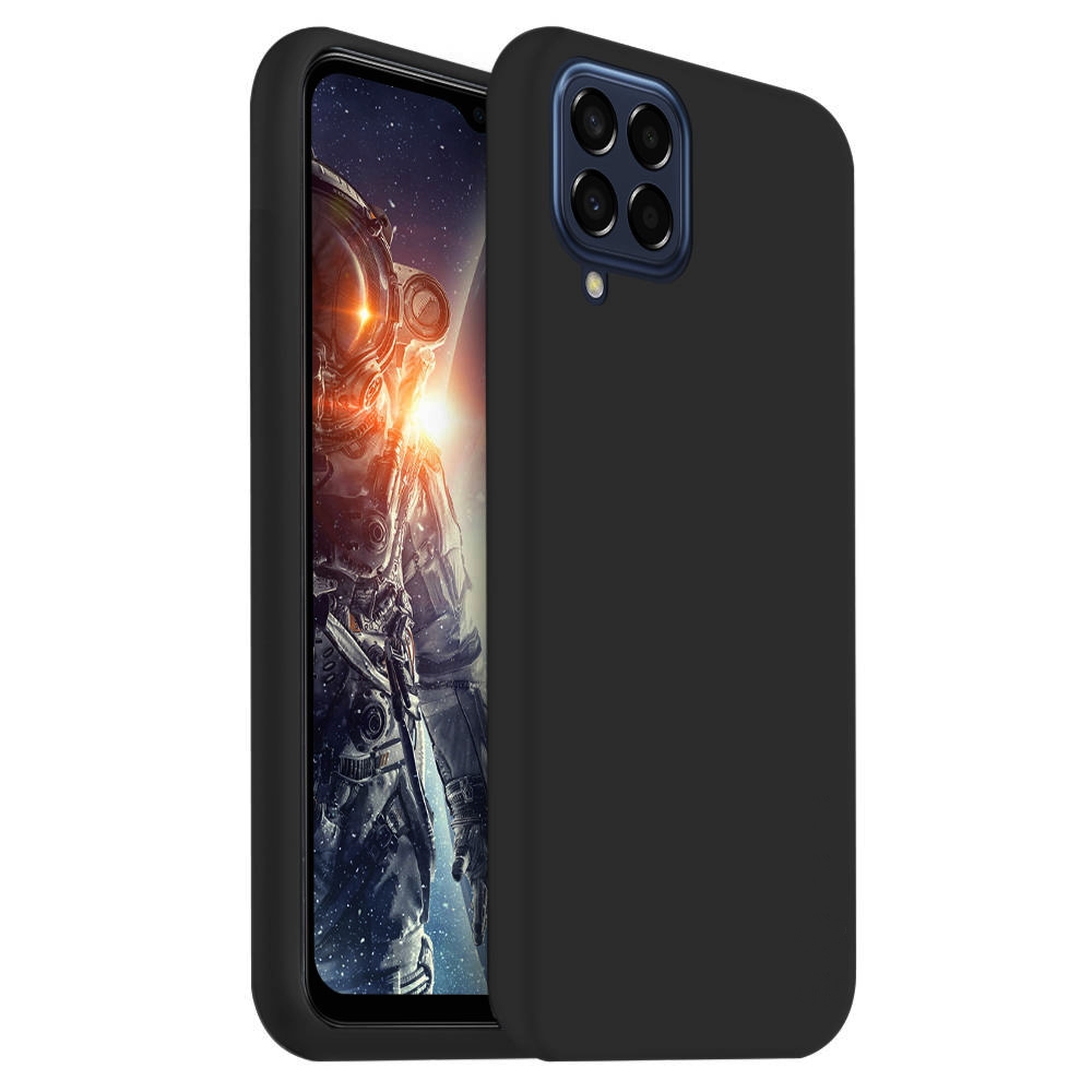 Samsung Galaxy M33 5G Telefontok - fekete szilikon tok