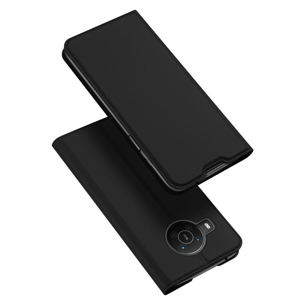Telefontok Nokia X10 / X20 - Dux Ducis fekete flipcover tok