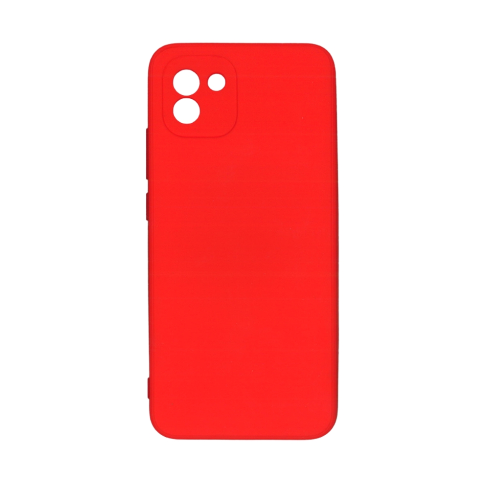 Samsung Galaxy A03 (A035F) Telefontok - piros szilikon tok