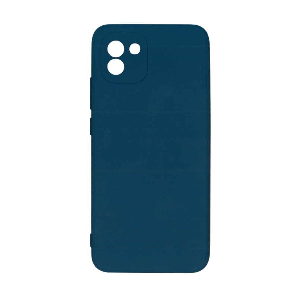 Samsung Galaxy A03 (A035F) Telefontok - kék szilikon tok