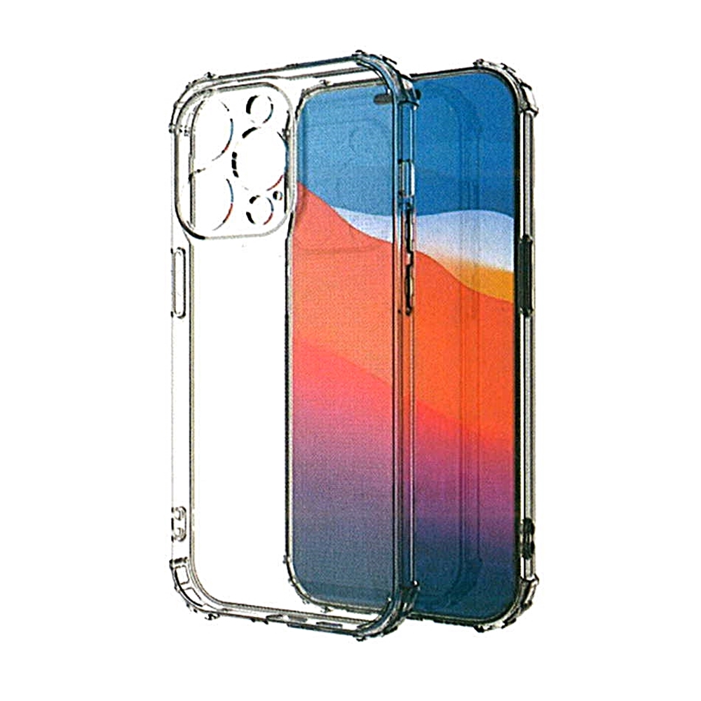 iPhone 14 Pro Telefontok - ütésálló átlátszó tok