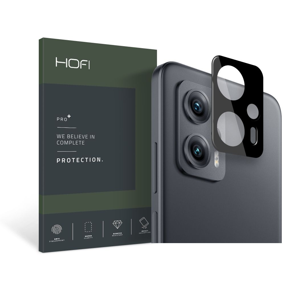 Xiaomi Poco X4 GT 5G kameralencse védőkeret - HOFI kameralencse fekete védőkeret