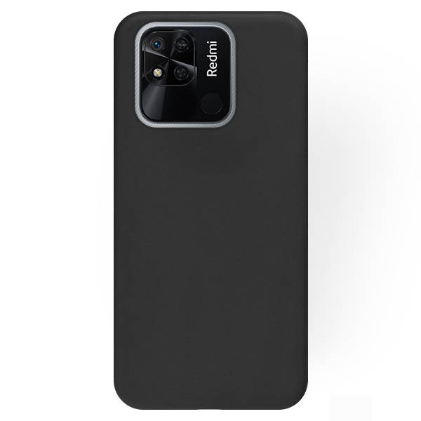 Xiaomi Redmi 10A Telefontok - fekete szilikon tok