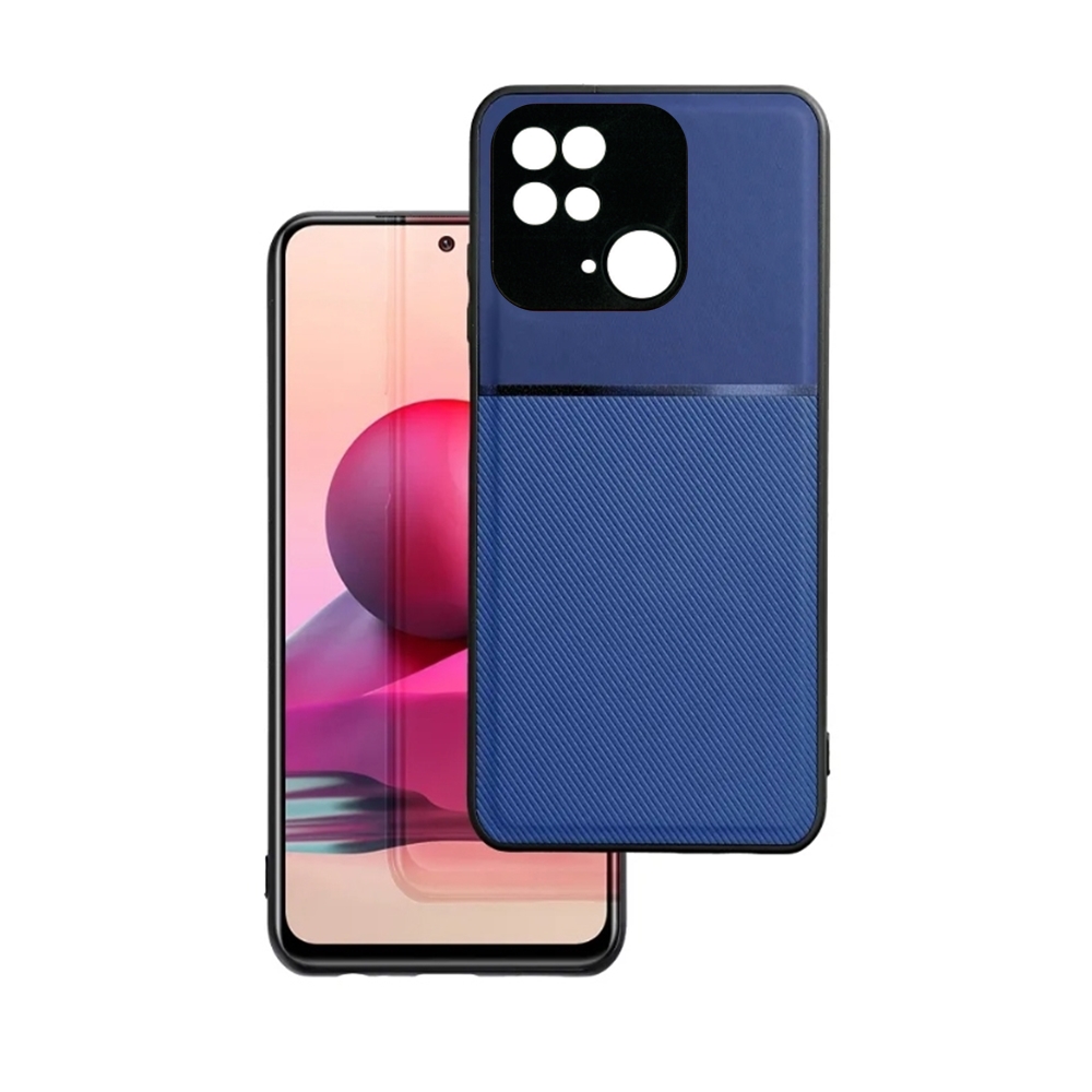 Xiaomi Poco C40 Telefontok - Elegance kék műanyag hátlap tok szilikon kerettel