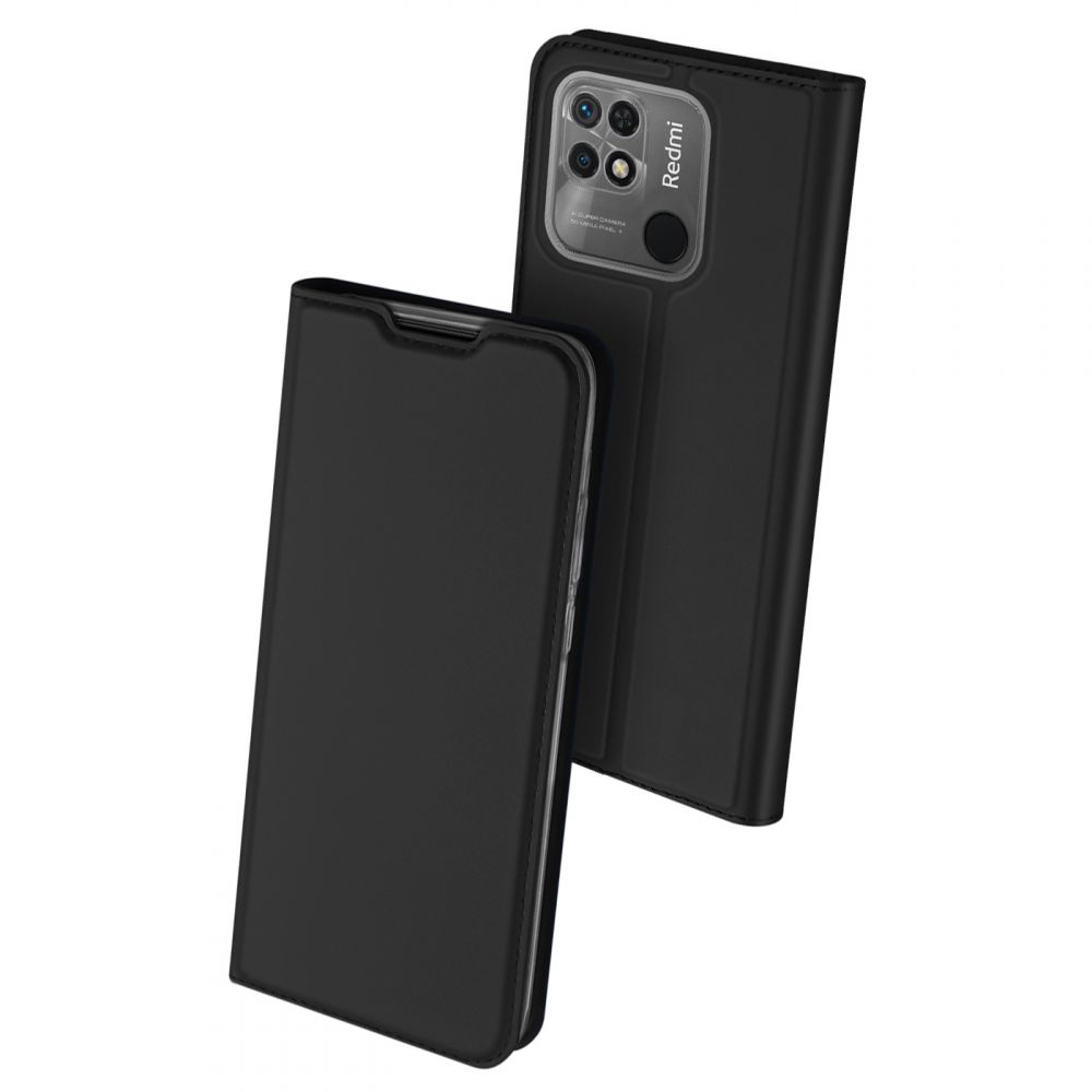 Xiaomi Poco C40 Telefontok - Dux Ducis fekete kinyitható tok