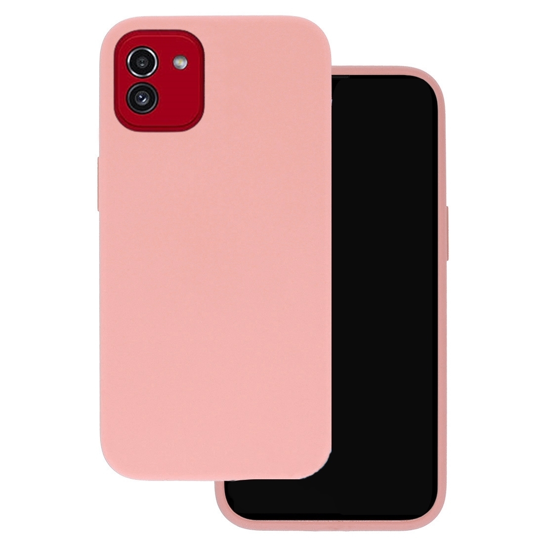 Samsung Galaxy A03 (A035F) Telefontok - pink szilikon tok