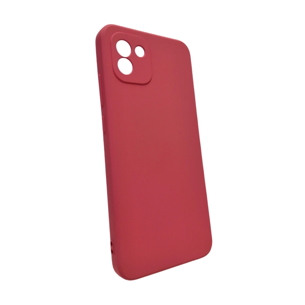Samsung Galaxy A03 (A035F) Telefontok - sötét pink szilikon tok