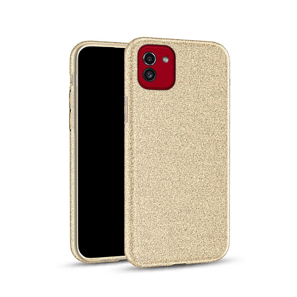 Samsung Galaxy A03 (A035F) Telefontok - Arany Shiny tok