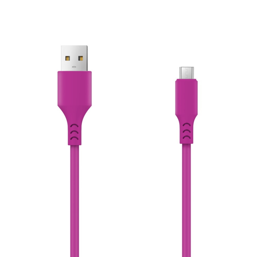 Setty Kábel - USB / MicroUSB lila kábel, 2A