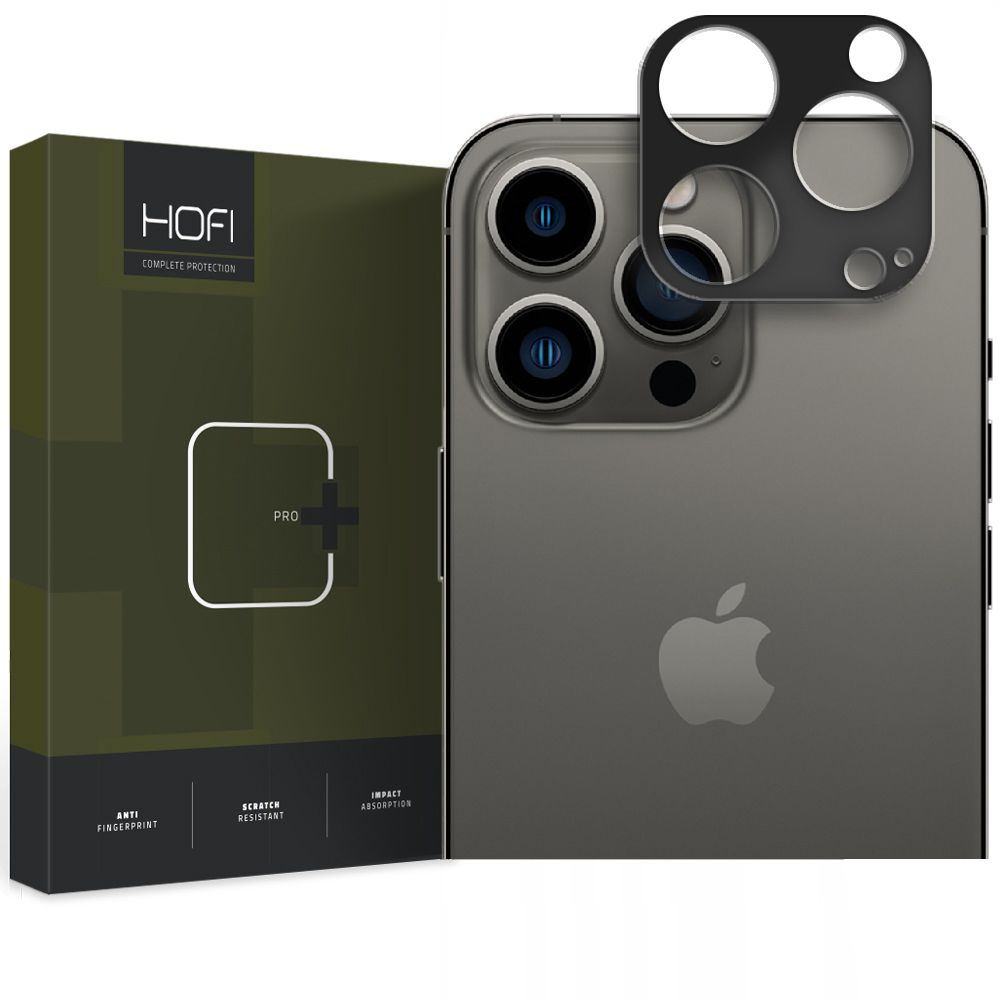 iPhone 14 Pro kameravédő keret - HOFI kameravédő keret fekete (A TELJES KAMERASZIGETET FEDI)
